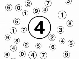 Find and Color Number 4