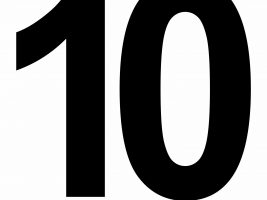 Large Printable Number 10