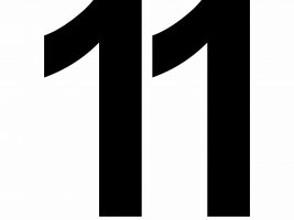 11, Large Printable Number