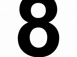 Large Printable Number 8