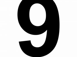 Large Printable Number 9