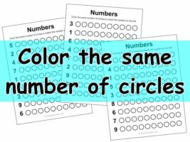 Count and Color Worksheets