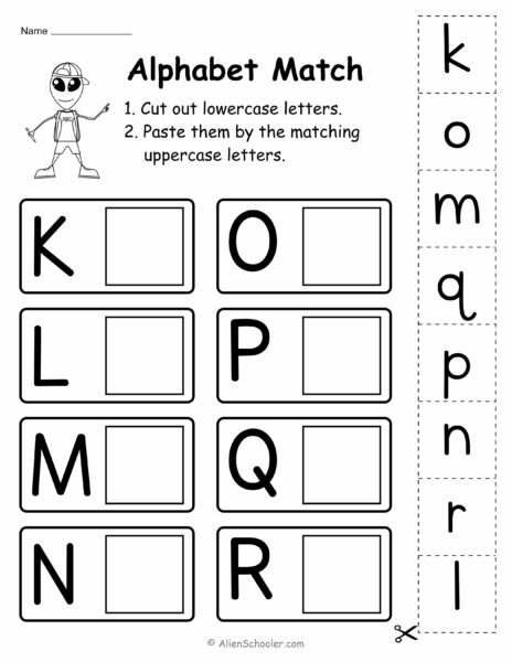 Alphabet Matching Worksheet