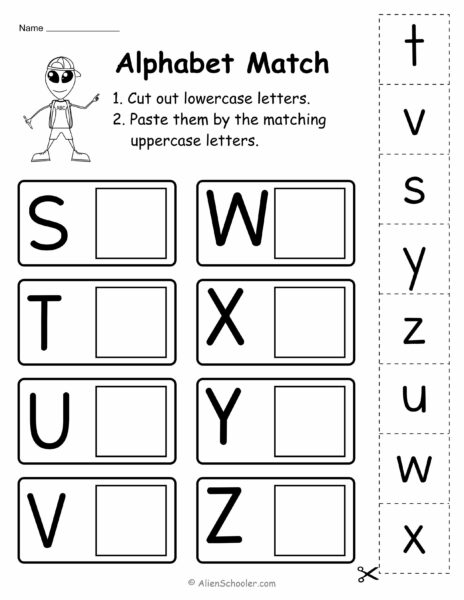 Alphabet Matching Worksheet