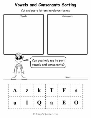 Vowels and Consonants Sorting