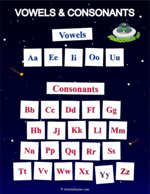 Vowels and Consonants Poster