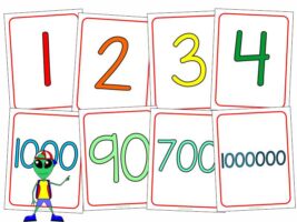 Large Number Cards Free Printable