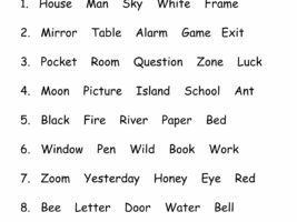 Words That Come First In Alphabetical Order Worksheet