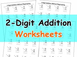 2-Digit Addition Worksheets