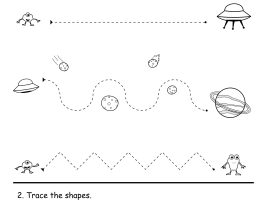 Tracing Lines Worksheet