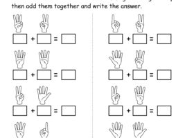 Finger Addition Worksheet 2