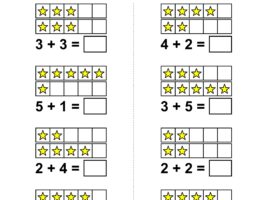 Kindergarten Addition With Pictures - Worksheet #2