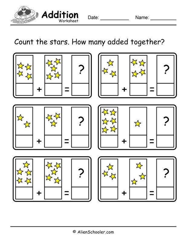 Addition Up To 10 Worksheet With Pictures