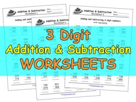 3 Digit Addition And Subtraction Worksheets