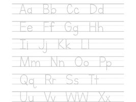 ABC Tracing Worksheet