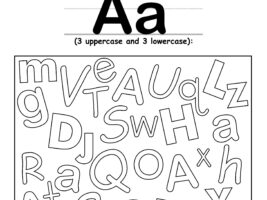 Find The Letter A Worksheet