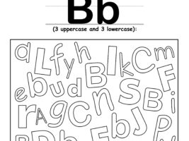 Find The Letter B Worksheet