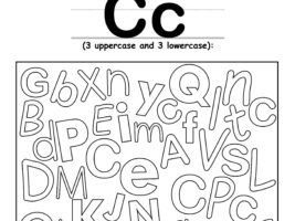 Find The Letter C Worksheet