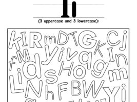 Find The Letter I Worksheet