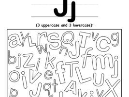 Find The Letter J Worksheet