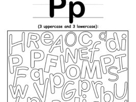 Find The Letter P Worksheet