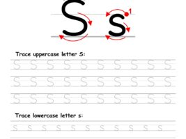 Trace Letter S Worksheet