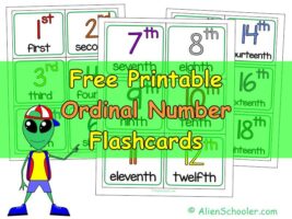 Ordinal Number Flashcards