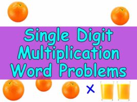 Single Digit Multiplication Word Problems