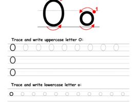 Letter O Writing Practice Worksheet