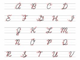 How To Write Capital Letters In Cursive