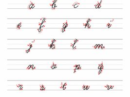 How To Write Cursive Small Letters