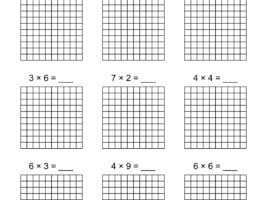 Multiply with arrays worksheet #3