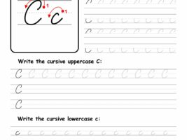 Cursive Writing: Letter C