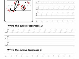 Cursive Writing: Letter I