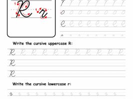 Cursive Writing: Letter R