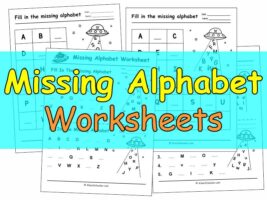 Missing Alphabet Worksheets Free Printable