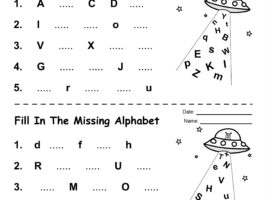 Missing Alphabet Letters Worksheet