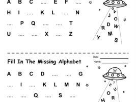 Missing Alphabet Worksheet