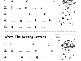 Missing Letters Alphabet Worksheet