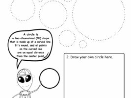 Circle Shape Worksheet for Preschool