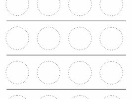 Circle Tracing Worksheet