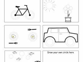 Circle Tracing Worksheet #10