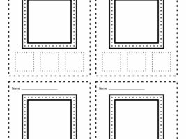 Square Tracing Cards For Preschool and Kindergarten