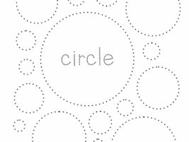 Trace the Circles Worksheet