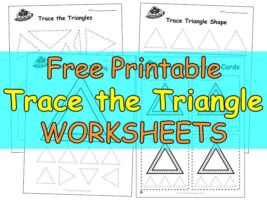 Trace the Triangle Worksheets