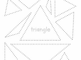 Trace the Triangles Worksheet