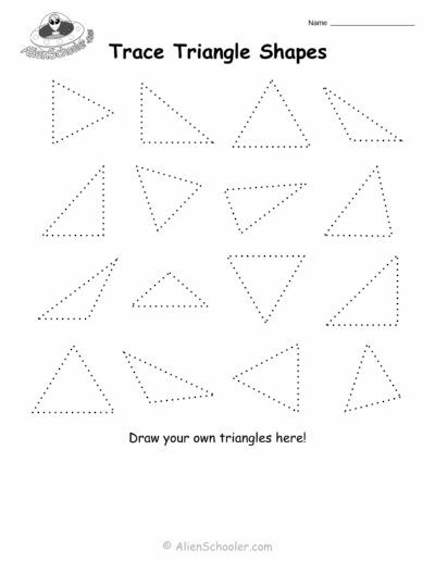 Trace Triangle Shapes