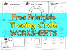 Free traceable circles for preschool and kindergarten