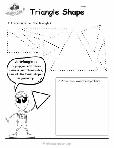 Trace and Draw the Triangle