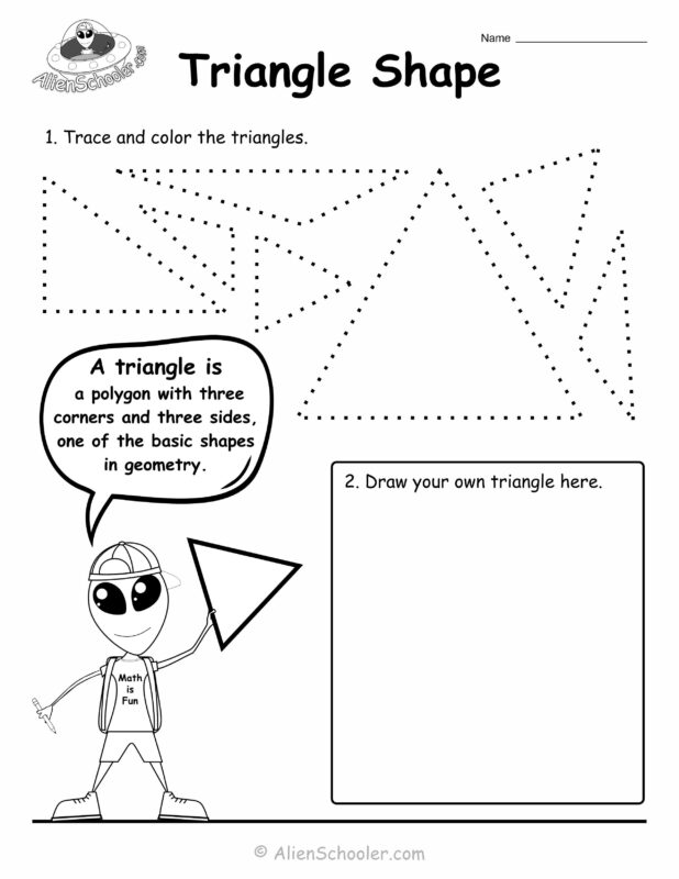 Trace and Draw the Triangle